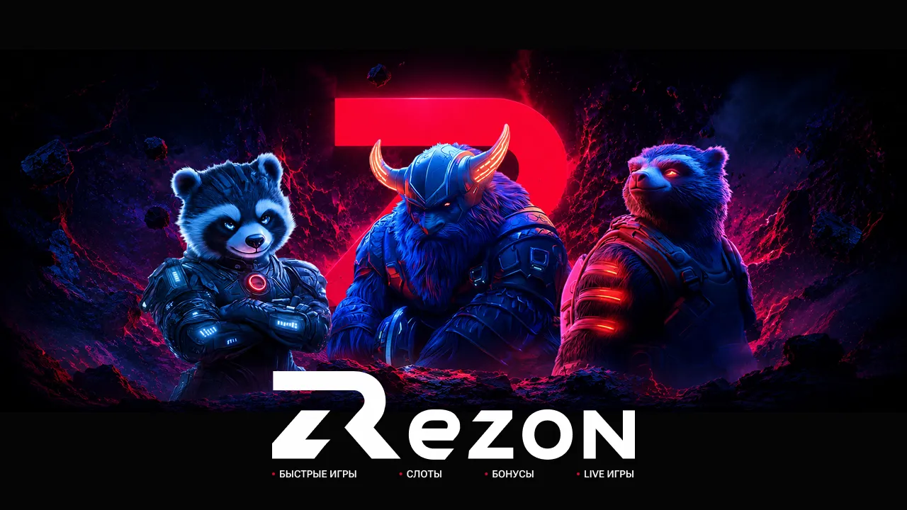Баннер Rezon Casino с бонусом